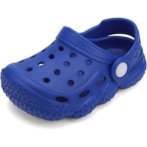 New Inminpin Toddler Boys Size 5.5 Blue Clogs Sandal Breathable Non Slip Shoes